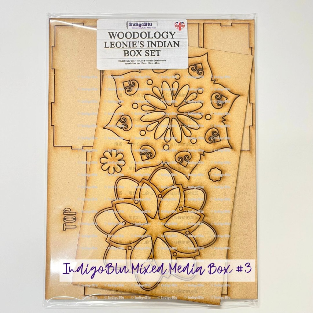 Mixed Media Box 3 Leonie's Indian Dream IndigoBlu